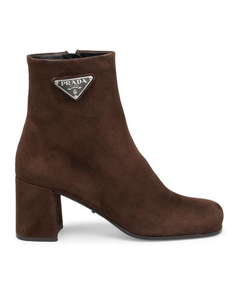 prada tronchetti suede ankle boots|prada platform boots.